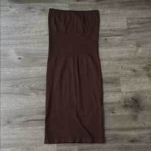 Forever 21 Strapless Ribbed Tube Dress